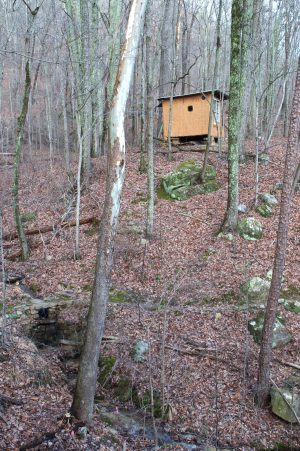 Four Oaks Natural Building Structure at SVI Southeast Tennessee Forest